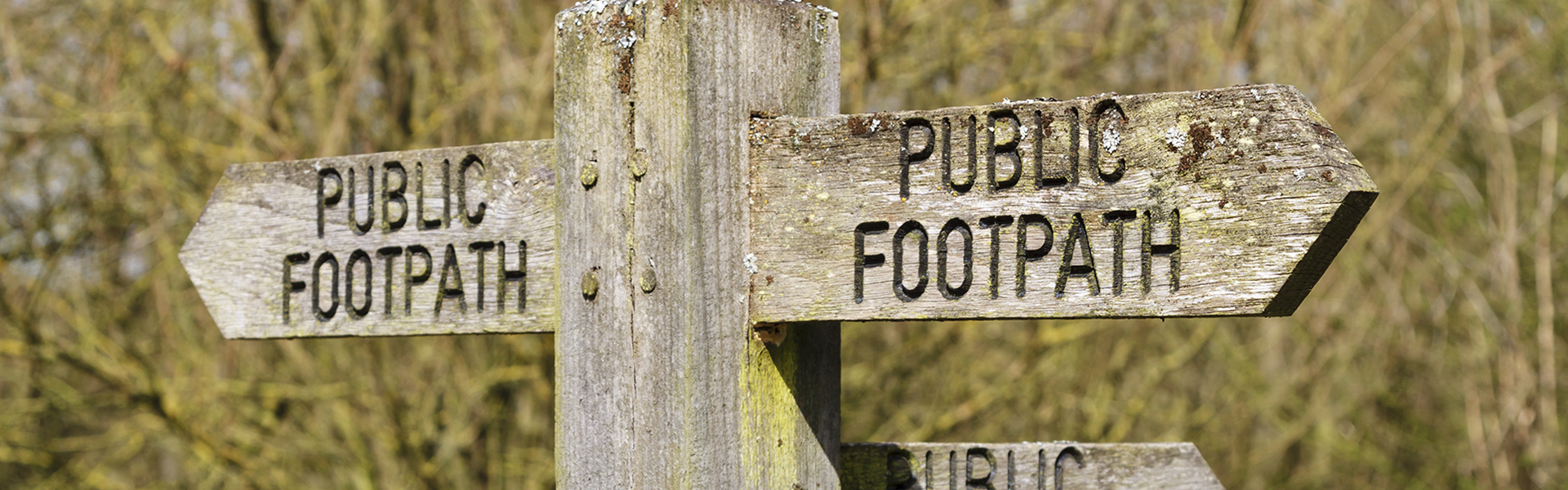 Public Right Of Way Sign