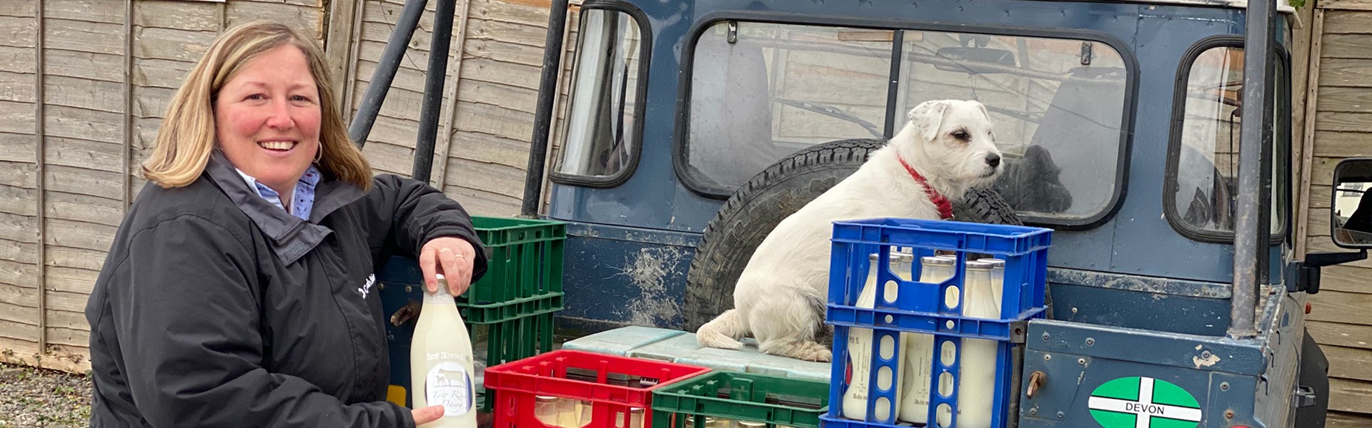 Trudy Insurance Advisor arranging milk delivery